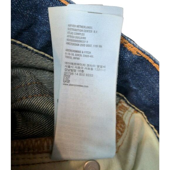 Abercrombie & Fitch Cut Off Jorts Size 33 Denim Jean Shorts Frayed Hem Mens S - Picture 5 of 13